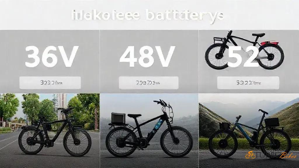  Diferença entre baterias de 36V, 48V e 52V